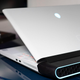 The Alienware Area 51m, which was introduced this year and shows off Alienware’s telltale flash.